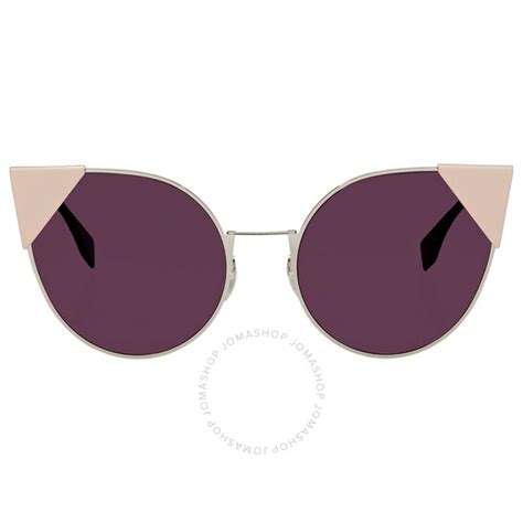 fendi 0190|Fendi Lei Plum Cat Eye Ladies Sunglasses FF 0190/S 10 .